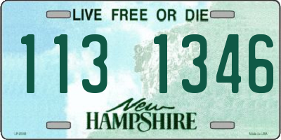 NH license plate 1131346
