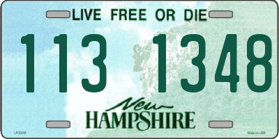 NH license plate 1131348