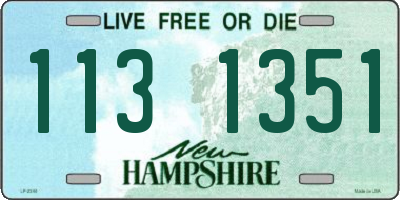 NH license plate 1131351
