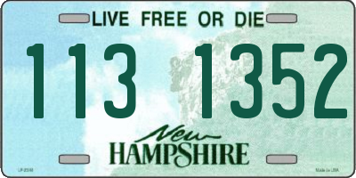 NH license plate 1131352
