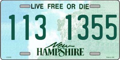NH license plate 1131355