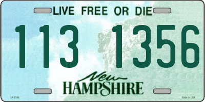 NH license plate 1131356