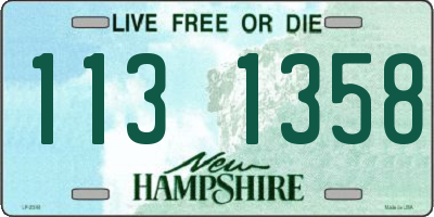 NH license plate 1131358