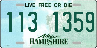 NH license plate 1131359