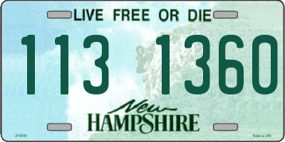 NH license plate 1131360