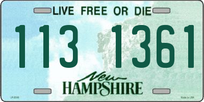 NH license plate 1131361