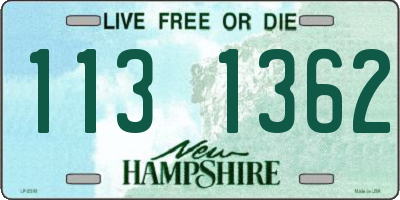 NH license plate 1131362