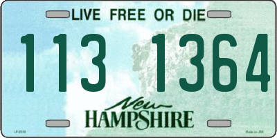 NH license plate 1131364