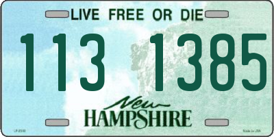NH license plate 1131385
