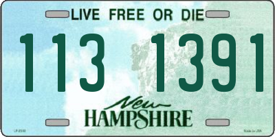 NH license plate 1131391