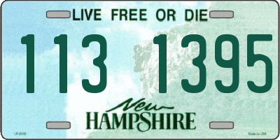 NH license plate 1131395