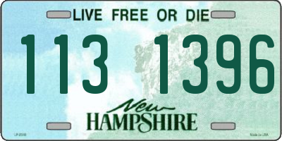 NH license plate 1131396