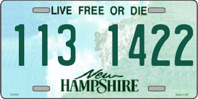 NH license plate 1131422