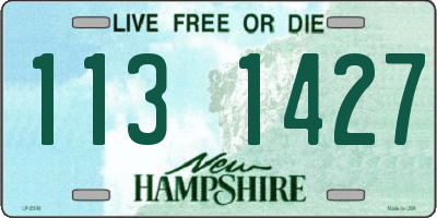 NH license plate 1131427