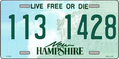 NH license plate 1131428