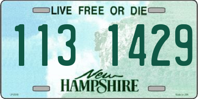 NH license plate 1131429