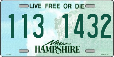 NH license plate 1131432