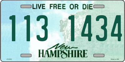 NH license plate 1131434
