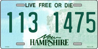 NH license plate 1131475