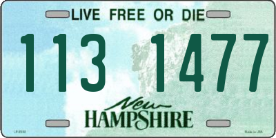 NH license plate 1131477