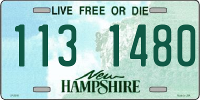 NH license plate 1131480