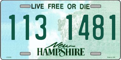 NH license plate 1131481