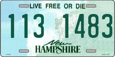 NH license plate 1131483