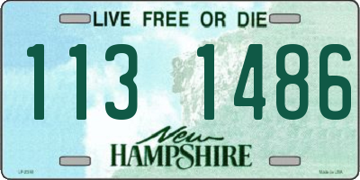 NH license plate 1131486