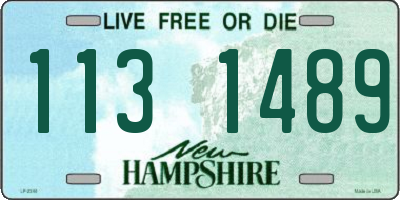 NH license plate 1131489