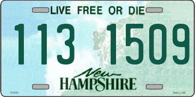 NH license plate 1131509