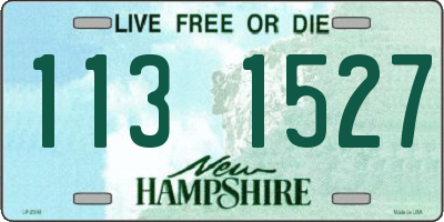 NH license plate 1131527