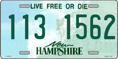 NH license plate 1131562