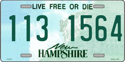NH license plate 1131564