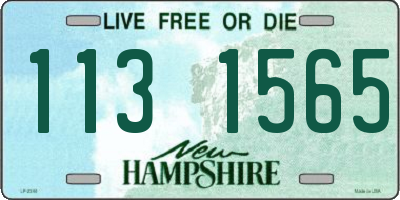 NH license plate 1131565