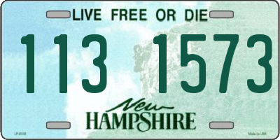 NH license plate 1131573