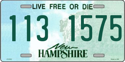 NH license plate 1131575