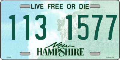 NH license plate 1131577