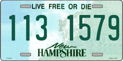 NH license plate 1131579