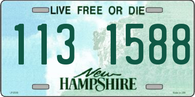 NH license plate 1131588