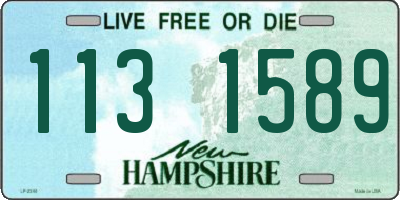 NH license plate 1131589