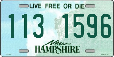 NH license plate 1131596