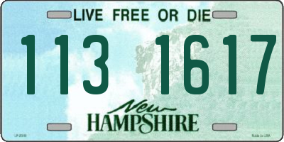 NH license plate 1131617