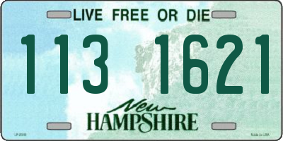 NH license plate 1131621