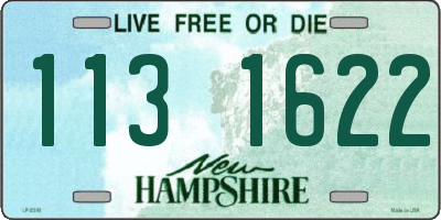 NH license plate 1131622