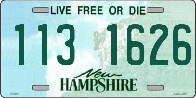 NH license plate 1131626