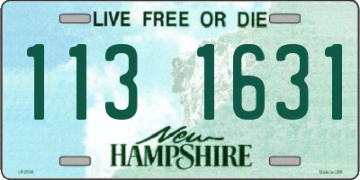 NH license plate 1131631