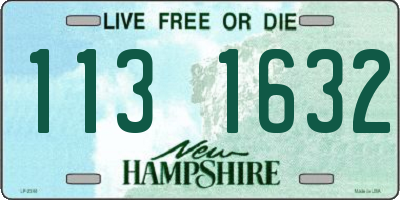 NH license plate 1131632