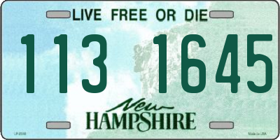 NH license plate 1131645