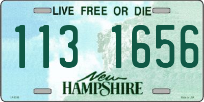NH license plate 1131656