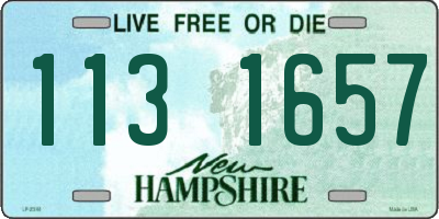 NH license plate 1131657